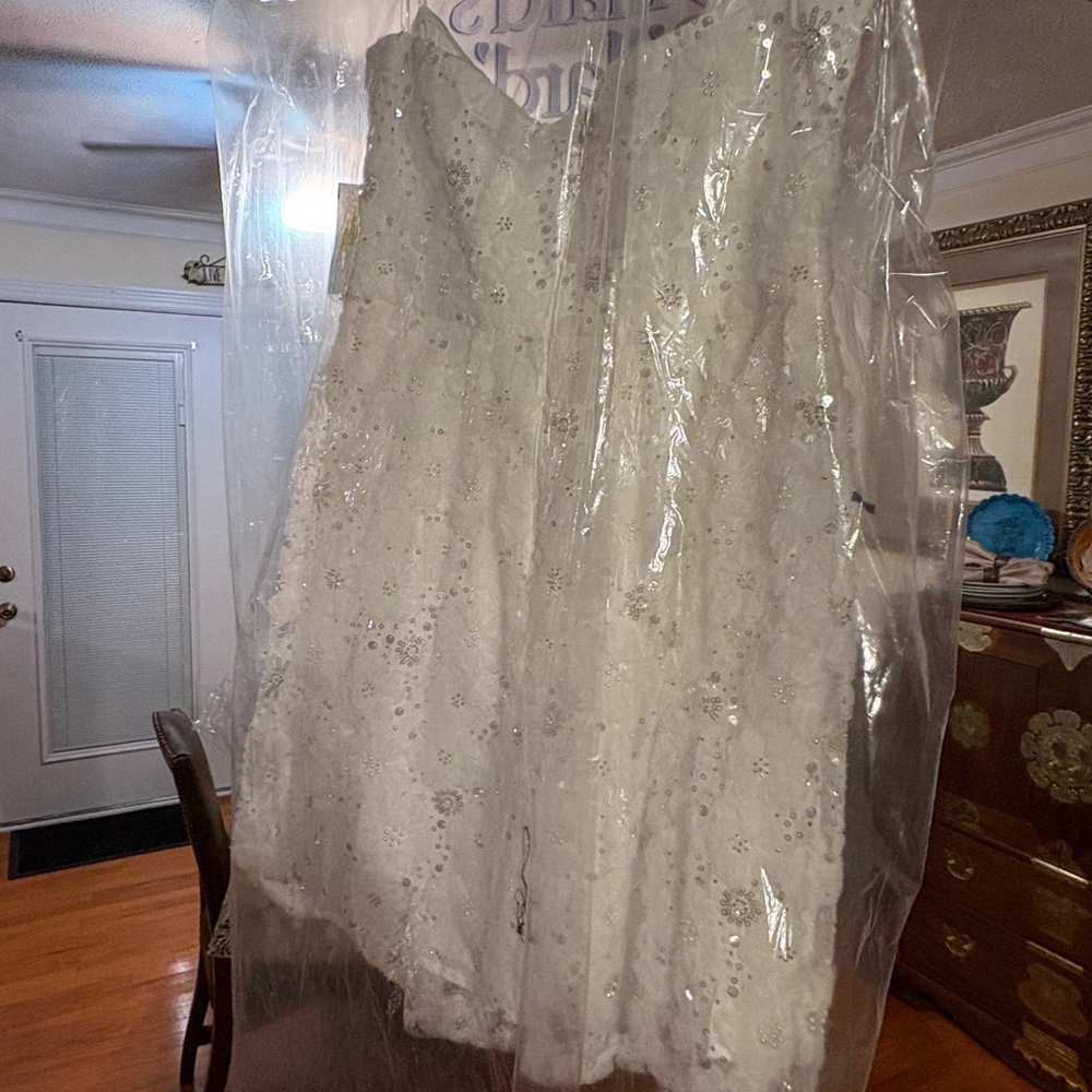 Elegant White Lace Dress